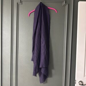 Lightweight Eggplant Purple scarf